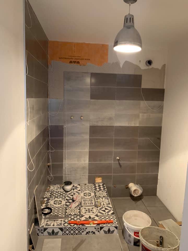carrelage douche